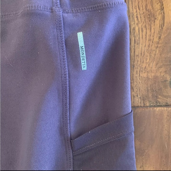 Mondetta Womens Active Legging High Waisted Yoga - Size L - Purple - Picture 8 of 12